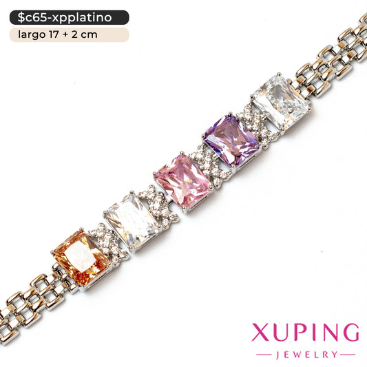 Pulsera de rectángulos | 17 cm