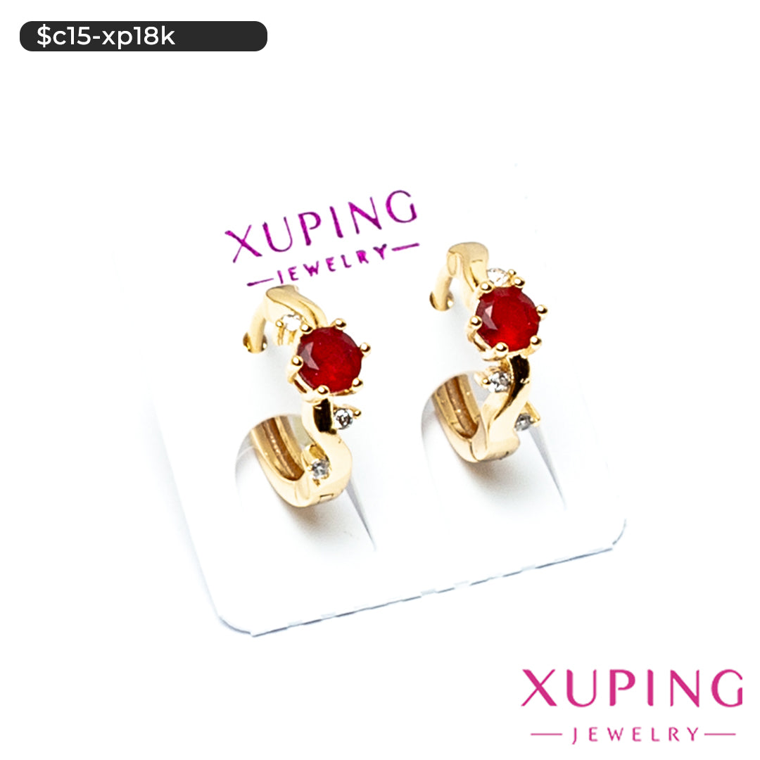 Aretes diseño de onda