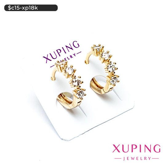 Aretes con cuatro zirconias