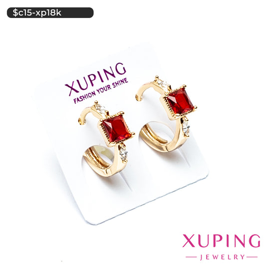 Aretes de cuadrado biselado