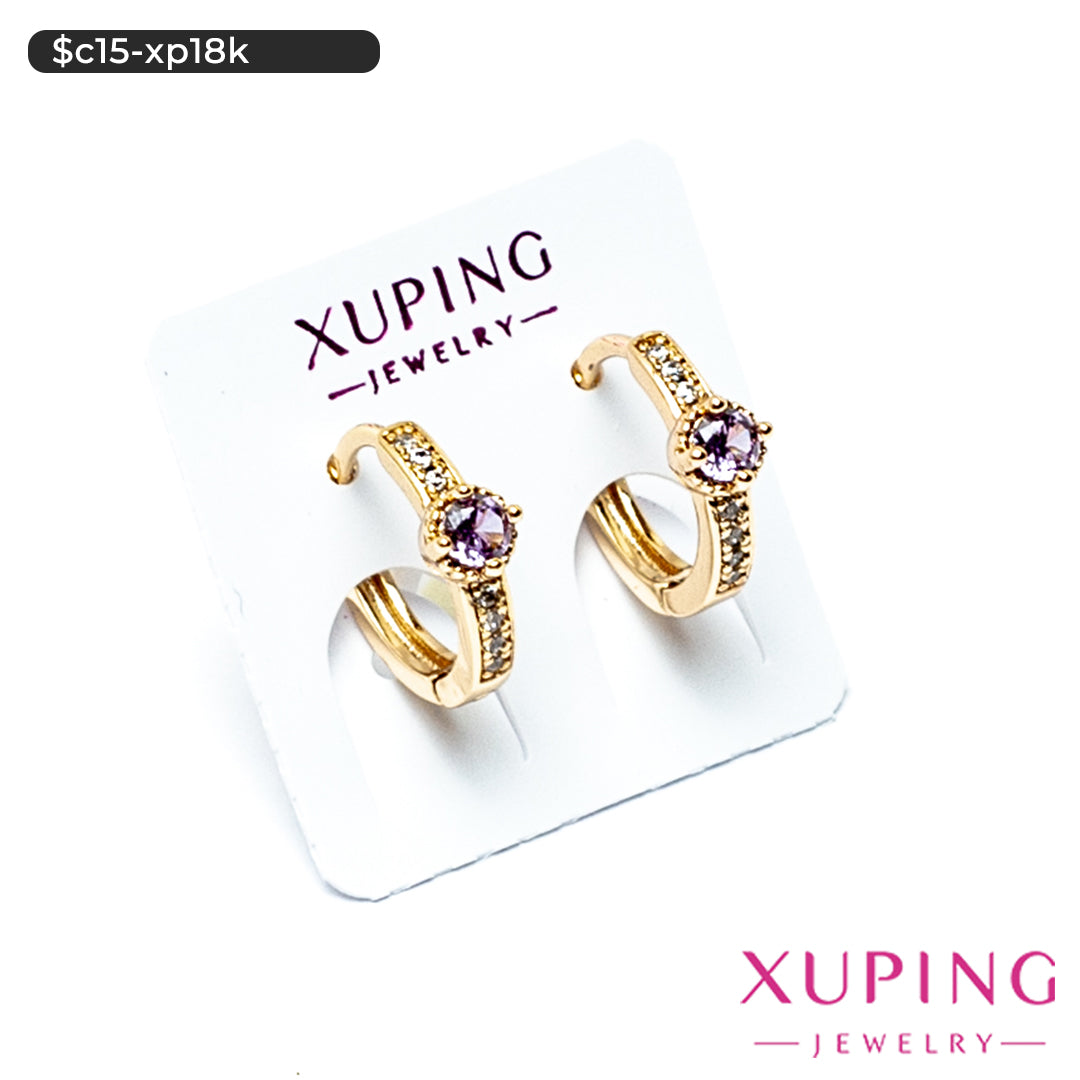 Aretes con zirconia