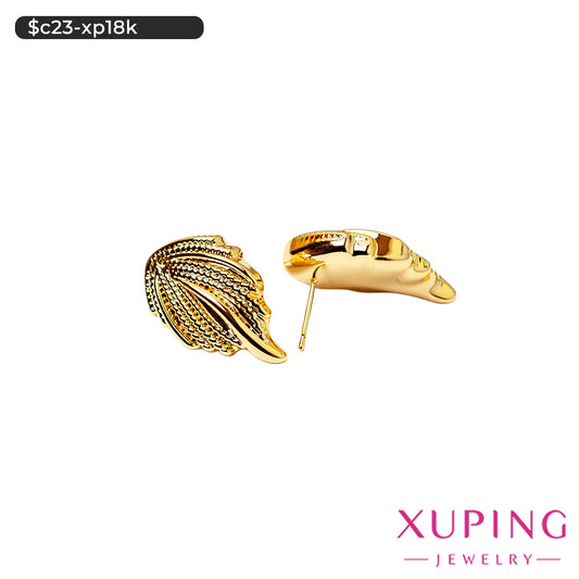 Aretes chunky de hoja