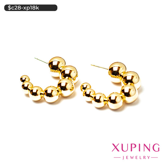 Aretes chunky de esferas