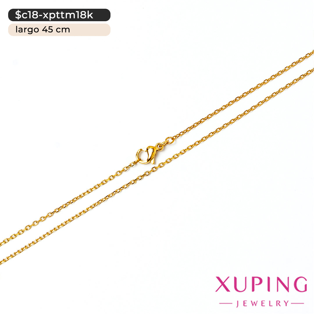 Cadena eslabón alternado | 45 cm