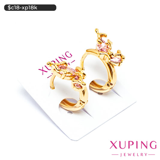 Aretes de mariposa