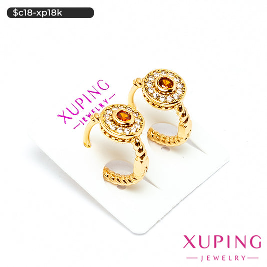 Aretes de doble círculo