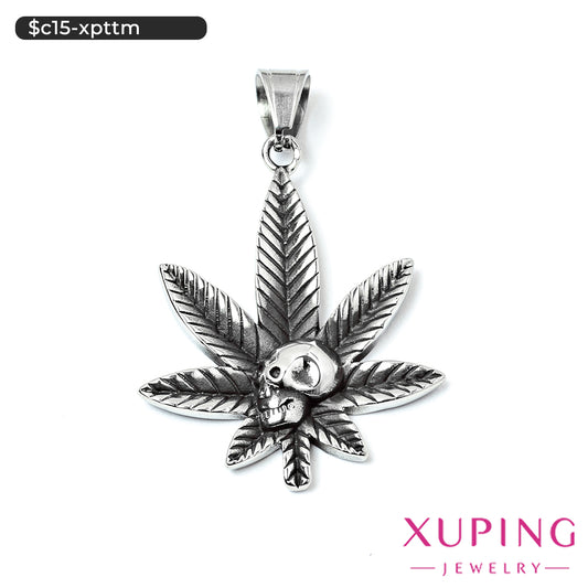 Dije grande de 420 y calavera