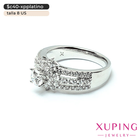 Anillo con zirconia | 8 US
