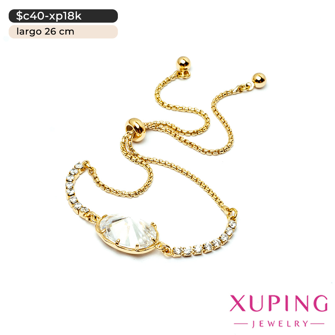 Pulsera ajustable tenis | 26 cm