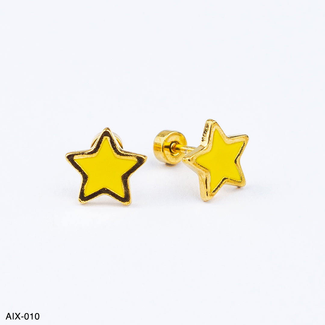 (AIB_00061) Aretes pegados de estrella