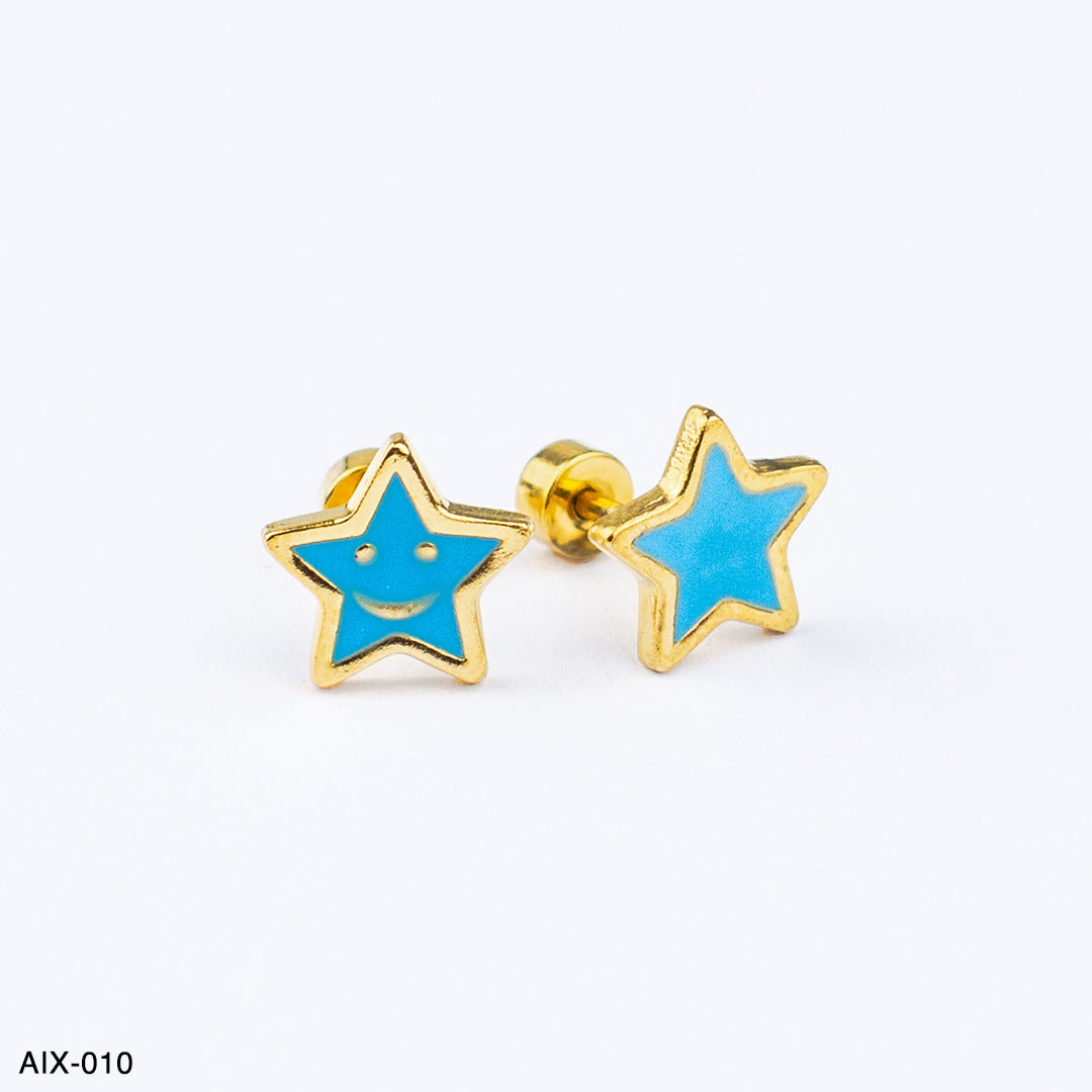 (AIB_00063) Aretes pegados de estrella