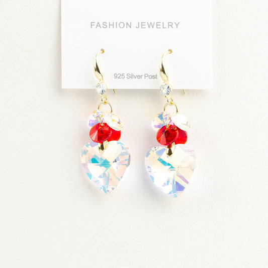 (PFB_00285) Aretes tornasol de corazón