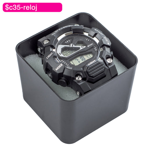 (BZR_00176) Reloj digital triángulo