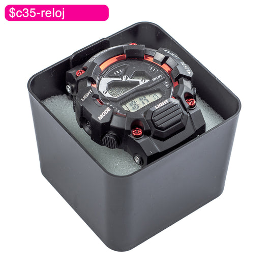 (BZR_00176) Reloj digital triángulo