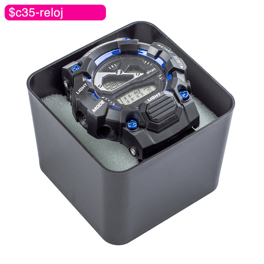 (BZR_00176) Reloj digital triángulo