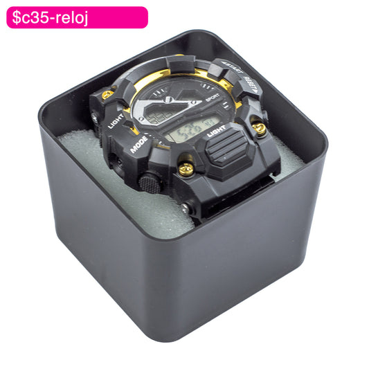 (BZR_00176) Reloj digital triángulo