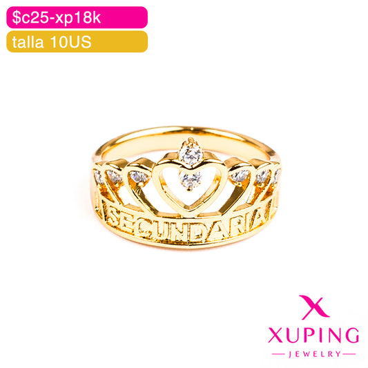 (XPA_00416) Anillo de graduación para secundaria 10 US