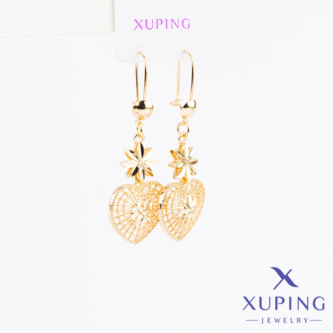 (XPB_01611) Aretes de corazón calados