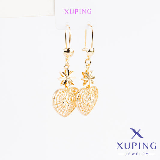 (XPB_01611) Aretes de corazón calados