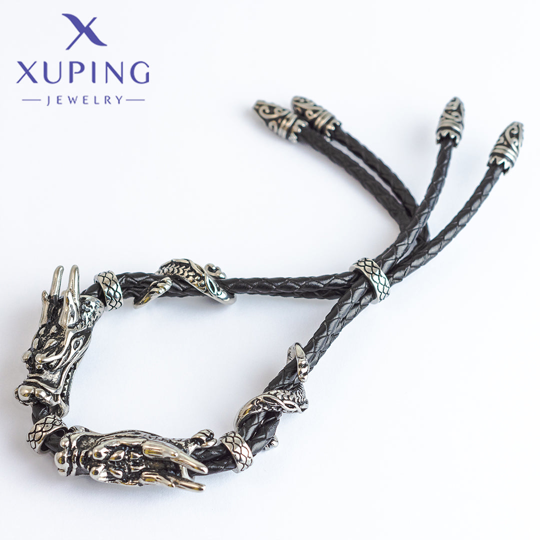 (XPH_00179) Pulsera ajustable de dragones