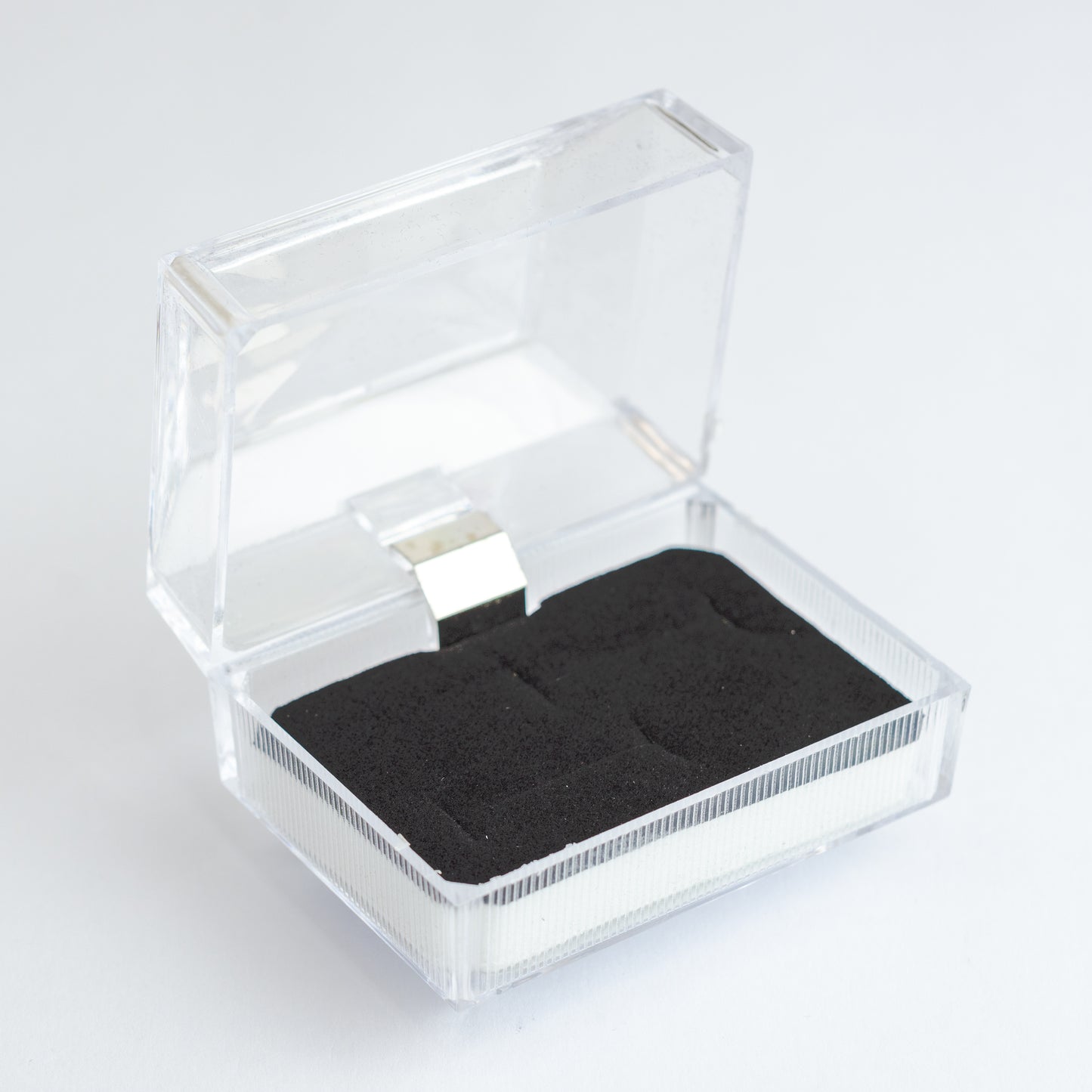 (BZA_00004) Caja de cristal para anillos - Docena